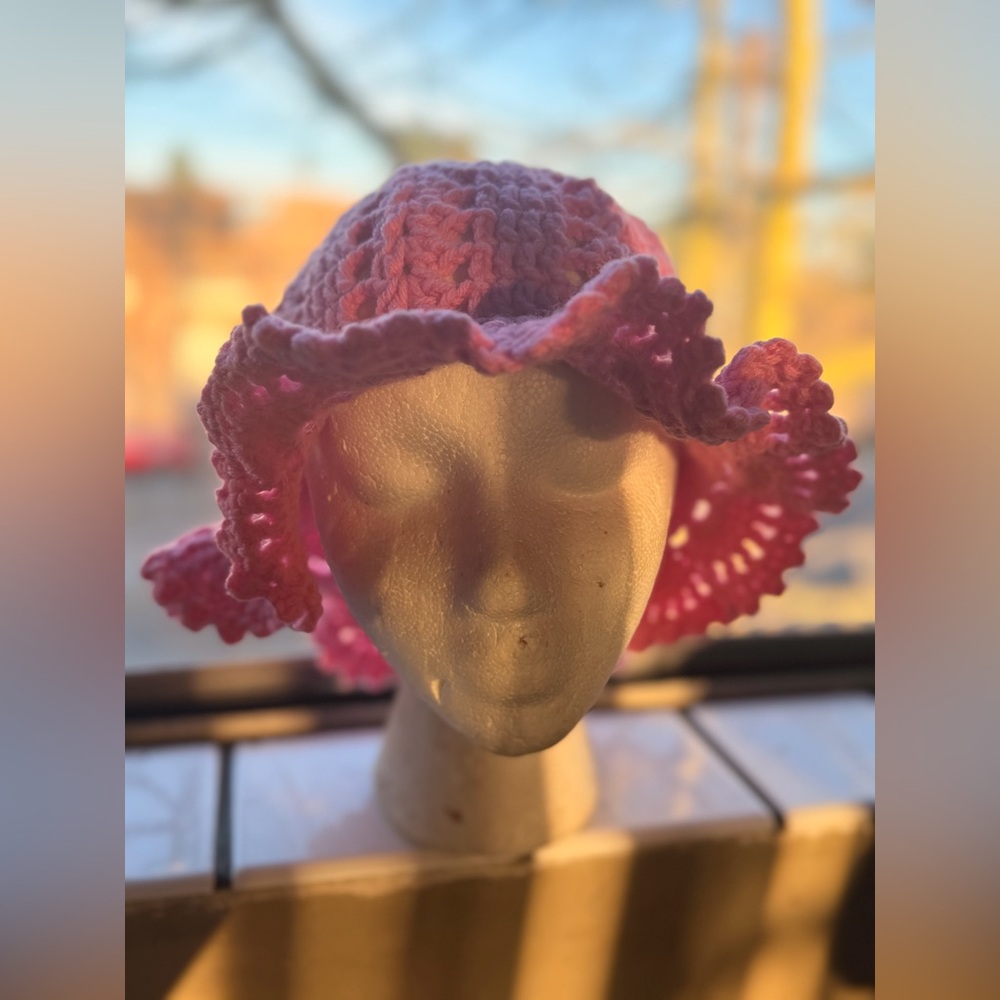 Knitted handmade hat